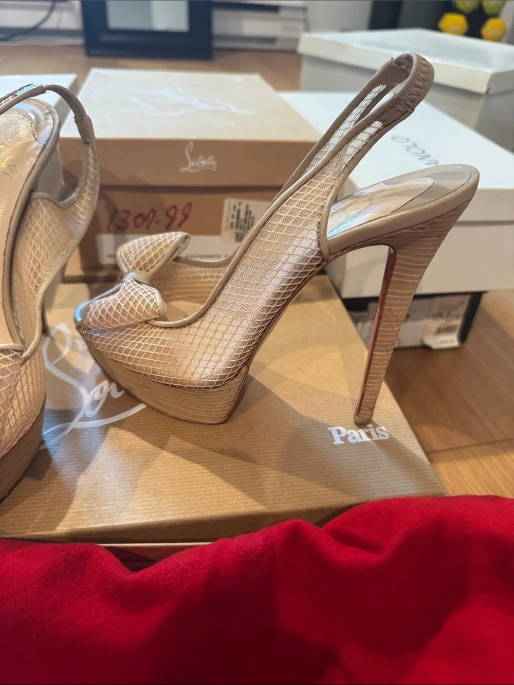 Christian Louboutin sophisticated beige